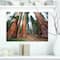 Designart - Three Large Sequoya Trees - African Landscape Canvas Art Print